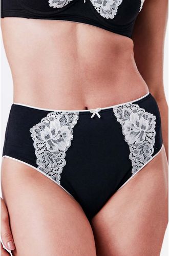 Calcinha Alta Cavada Flower Cotton