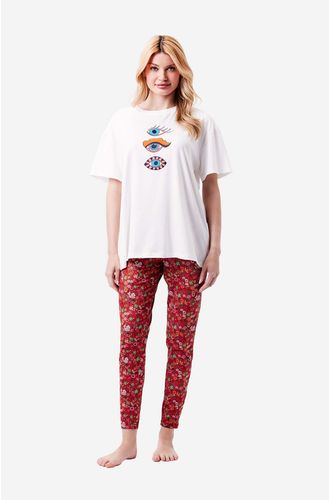 Pijama Longo Legging Malha Lucky