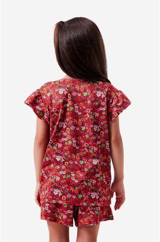 Pijama Curto Malha Lucky Kids