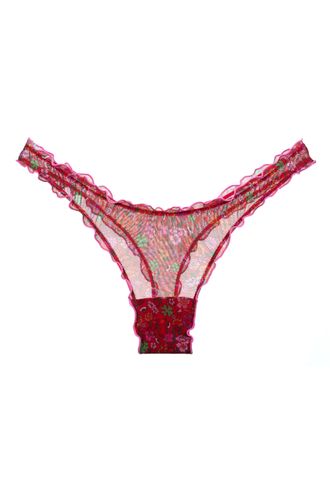 Calcinha Fio Tule Stella