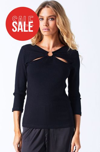 Camiseta Manga Média Malha Canelada Basic Tees