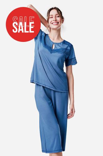 Pijama Capri Malha Dinamarca