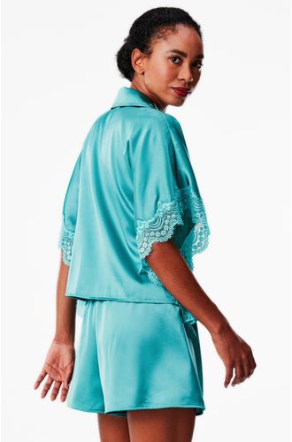 Pijama Curto Cetim Mia