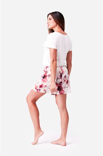 Pijama Curto Manga Curta Jersey Mirabelle