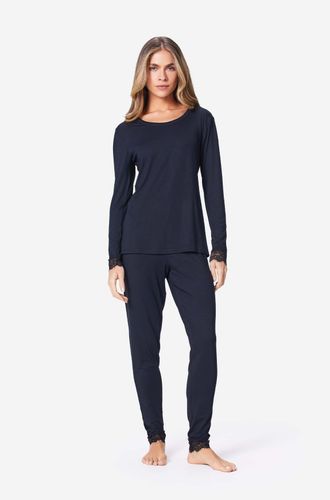 Pijama Longo Legging Malha Auraloom