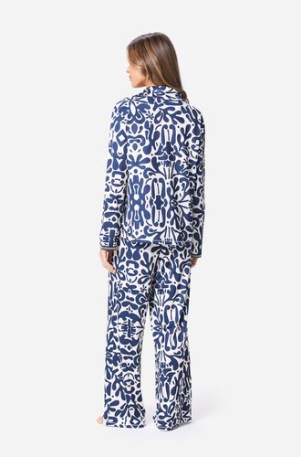 Pijama Longo Botôes Jersey Vento