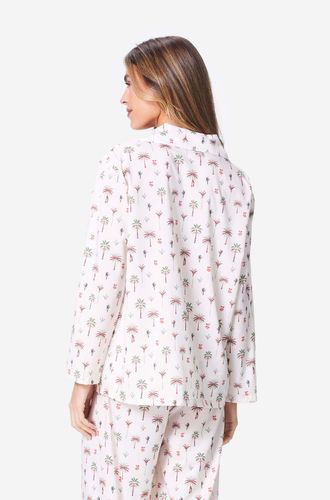 Pijama Longo Botões Cetim Itabuna